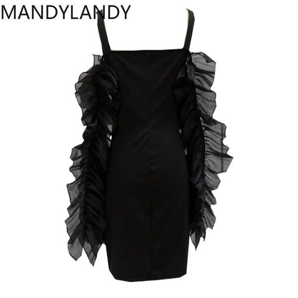 mandylandy women's ruffles long sleeve solid color pencil dress summer fashion spaghetti strap slash neck high waist dress, Red
mandylandy women's ruffles long sleeve solid color pencil dress summer fashion spaghetti strap slash neck high waist dress, Red
