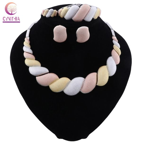 jewelry sets cynthia nigerian wedding gold color necklace earrings bracelet set party african dubai crystal for women, Black
jewelry sets cynthia nigerian wedding gold color necklace earrings bracelet set party african dubai crystal for women, Black