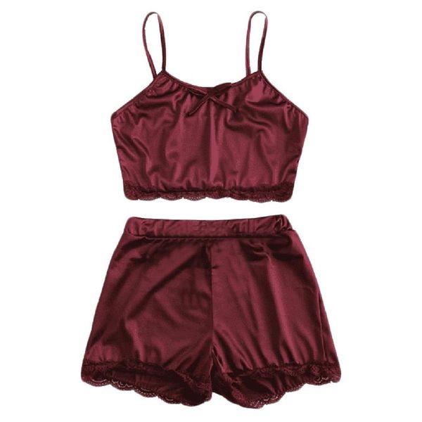 bras sets womail comfortable fashion women sleepwear sleeveless bow lingerie nightwear lace trim satin pajama set m300109, Red;black
bras sets womail comfortable fashion women sleepwear sleeveless bow lingerie nightwear lace trim satin pajama set m300109, Red;black