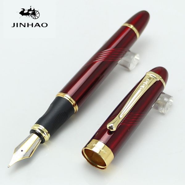 wholesale- jinhao x450 luxurious spiral pearl red business medium nib fountain pen new office business school writing pen
wholesale- jinhao x450 luxurious spiral pearl red business medium nib fountain pen new office business school writing pen