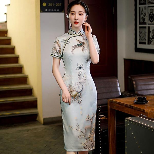 ethnic clothing chinese style women cheongsam exquisite mandarin collar evening party qipao vestidos slim elegant plus size robe gown, Red
ethnic clothing chinese style women cheongsam exquisite mandarin collar evening party qipao vestidos slim elegant plus size robe gown, Red