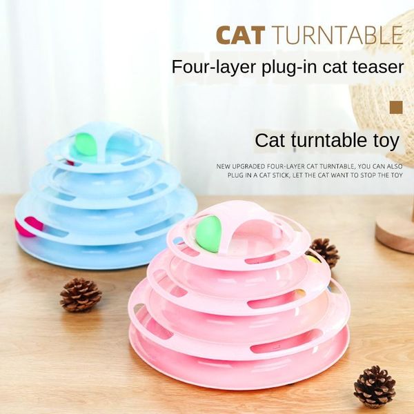 cat toys four-layer pet toy tower track disc intellectual entertainment triple ball training board
cat toys four-layer pet toy tower track disc intellectual entertainment triple ball training board