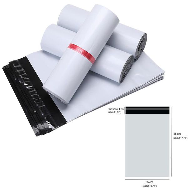 35x45cm white poly mailer envelopes shipping bags with self adhesive waterproof tear-proof postal storage bags 25/50/100pcs
35x45cm white poly mailer envelopes shipping bags with self adhesive waterproof tear-proof postal storage bags 25/50/100pcs