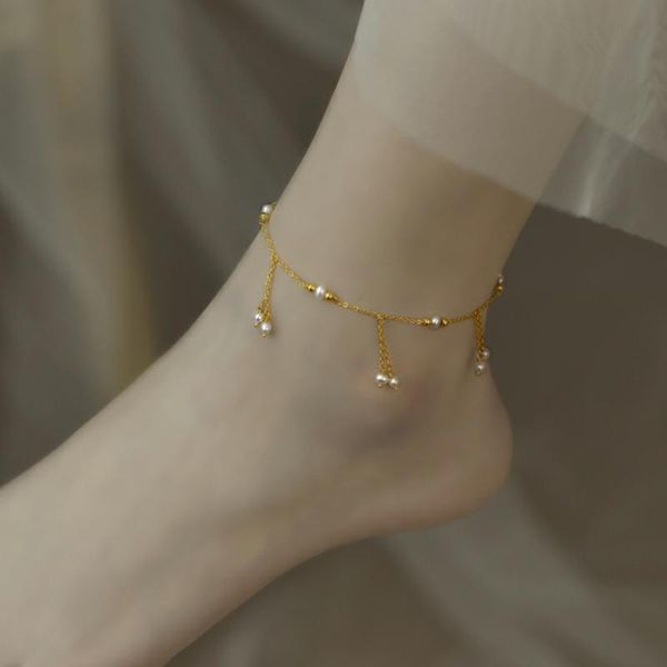 anklets zhixi natural freshwater pearl anklet simple and creative design 14k gold injection-molded adjustable chain-like exquisite ladie, Red;blue
anklets zhixi natural freshwater pearl anklet simple and creative design 14k gold injection-molded adjustable chain-like exquisite ladie, Red;blue