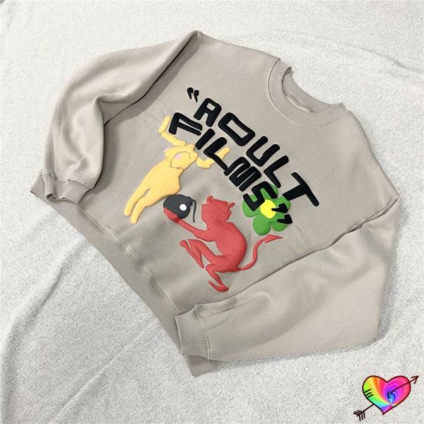 men's hoodies & sweatshirts cpfm.xyz men women 1:1 3d puff foaming print films series cpfm hoodie heavy fabric oversize crewnec, Black 
men's hoodies & sweatshirts cpfm.xyz men women 1:1 3d puff foaming print films series cpfm hoodie heavy fabric oversize crewnec, Black
