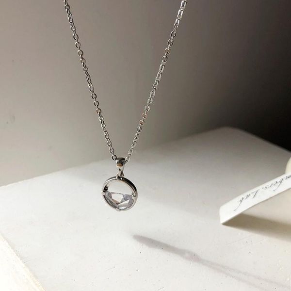 chains 2021 french style lovely romantic fashion simple geometric shape pendant necklace female temperament valentine's day gifts, Silver
chains 2021 french style lovely romantic fashion simple geometric shape pendant necklace female temperament valentine's day gifts, Silver