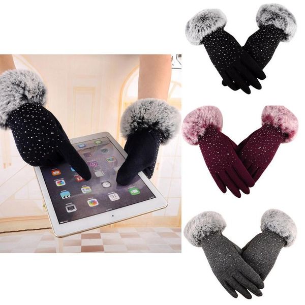 five fingers gloves rhinestone womens fashion winter solid color women' mittens outdoor sport full finger keep warm stylishly female, Blue;gray
five fingers gloves rhinestone womens fashion winter solid color women' mittens outdoor sport full finger keep warm stylishly female, Blue;gray