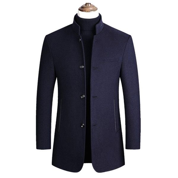 men's wool & blends kuyomens coats jackets winter single breasted overcoat british style windbreaker casual woolen coat, Black
men's wool & blends kuyomens coats jackets winter single breasted overcoat british style windbreaker casual woolen coat, Black