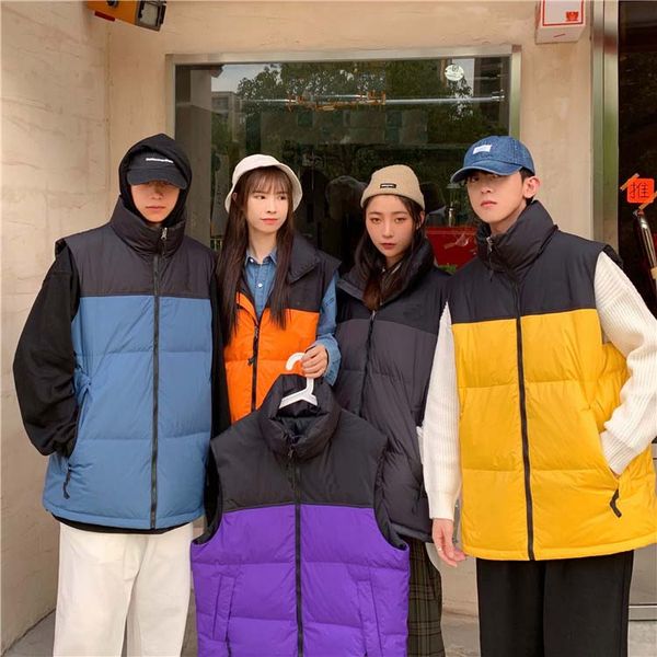 men's designer down vest jacket luxury autumn winter jacket fashion letter printing women's vests jackets size s-3xl, Black;white 
men's designer down vest jacket luxury autumn winter jacket fashion letter printing women's vests jackets size s-3xl, Black;white