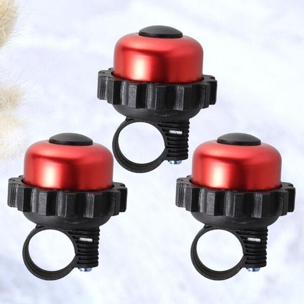 bike horns 3pcs vintage bell rotating cycle practical horn accessories (red) 
bike horns 3pcs vintage bell rotating cycle practical horn accessories (red)