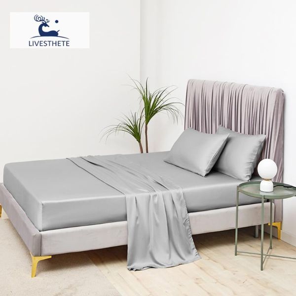 sheets & sets liv-esthete beauty 100% silk gray fitted sheet silky mattress cover elastic queen king bed case for deep sleep
sheets & sets liv-esthete beauty 100% silk gray fitted sheet silky mattress cover elastic queen king bed case for deep sleep