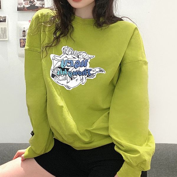 2021 new green light angel print oversized female sweatshirt girls casual winter fine fashion make clothing designer for teenagers 8b73, Black
2021 new green light angel print oversized female sweatshirt girls casual winter fine fashion make clothing designer for teenagers 8b73, Black