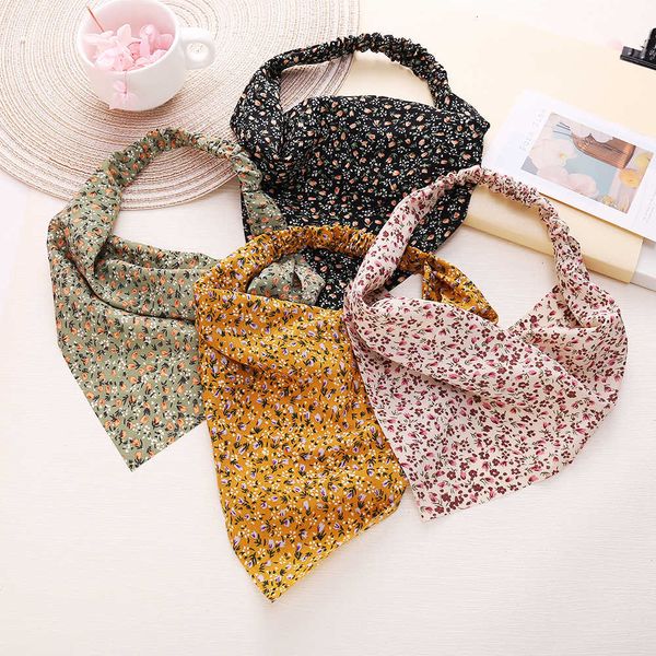 floral elastic headband for women, Golden;silver