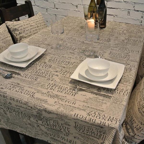 table cloth 9 sizes spaper pattern decorative cotton linen dining tablecloth cover for decor home rectangle kitchen
table cloth 9 sizes spaper pattern decorative cotton linen dining tablecloth cover for decor home rectangle kitchen