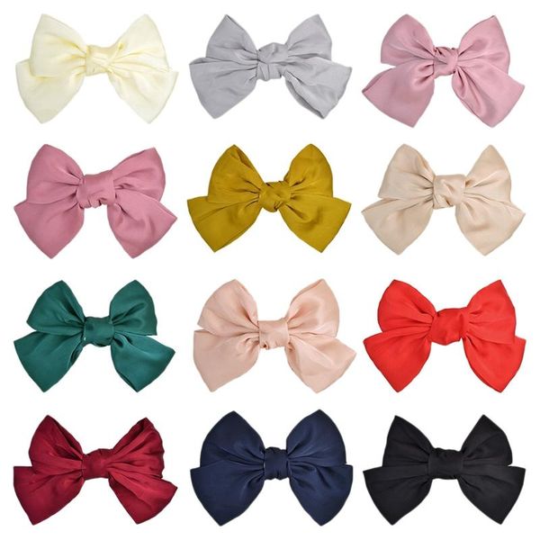 12pcs hair bows for girls 7.8inch hair bows clips rainbow clips for girls kids children, Slivery;white
12pcs hair bows for girls 7.8inch hair bows clips rainbow clips for girls kids children, Slivery;white