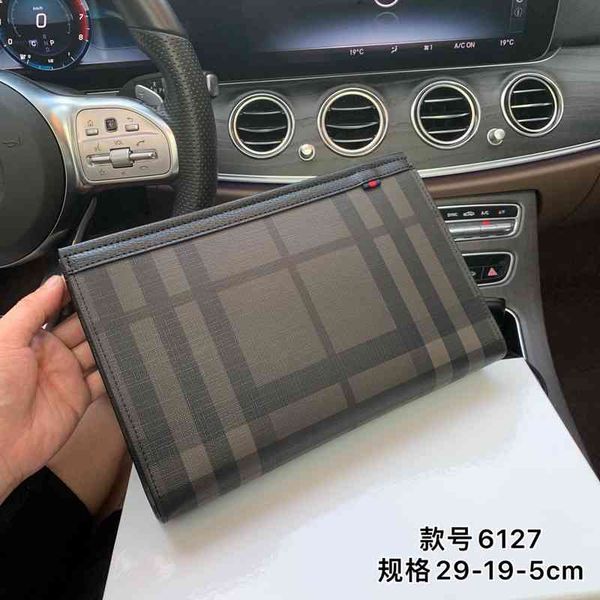 handbag 2021 fashion men's brown checkered business large capacity zipper clip bag korean, Black;red
handbag 2021 fashion men's brown checkered business large capacity zipper clip bag korean, Black;red