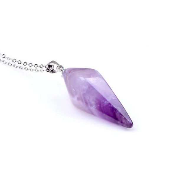 pendant necklaces marcatsa natural gem stone hexagon pyramid reiki pendulum necklace charms healing chakra amulet for women, Silver
pendant necklaces marcatsa natural gem stone hexagon pyramid reiki pendulum necklace charms healing chakra amulet for women, Silver