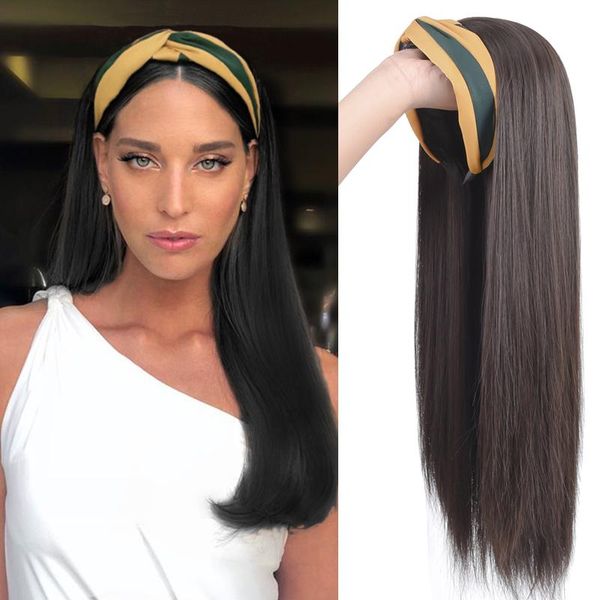 synthetic wigs headband long straight hair for black women accessories natural high temperature fiber
synthetic wigs headband long straight hair for black women accessories natural high temperature fiber
