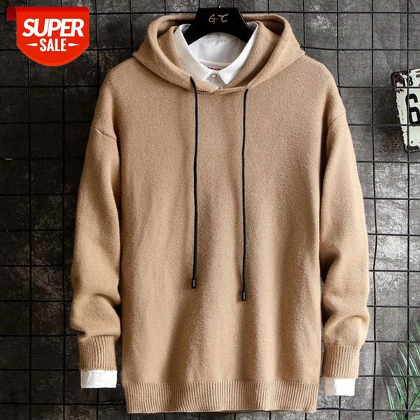 2020 sweater men clothes fall winter clothing long sleeve knitted pullover plus size hooded korean style solid #3o6b, White;black
2020 sweater men clothes fall winter clothing long sleeve knitted pullover plus size hooded korean style solid #3o6b, White;black