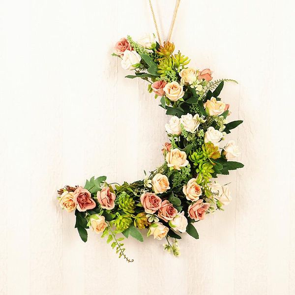 decorative flowers & wreaths 40cm artificial christmas wreath rose flower door ornaments simulation rattan ring el wall home decor accessori
decorative flowers & wreaths 40cm artificial christmas wreath rose flower door ornaments simulation rattan ring el wall home decor accessori