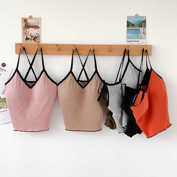 women summer sleevelss knitted camis crop women tank crop for women camisole cropped femme d516 210602, White
women summer sleevelss knitted camis crop women tank crop for women camisole cropped femme d516 210602, White