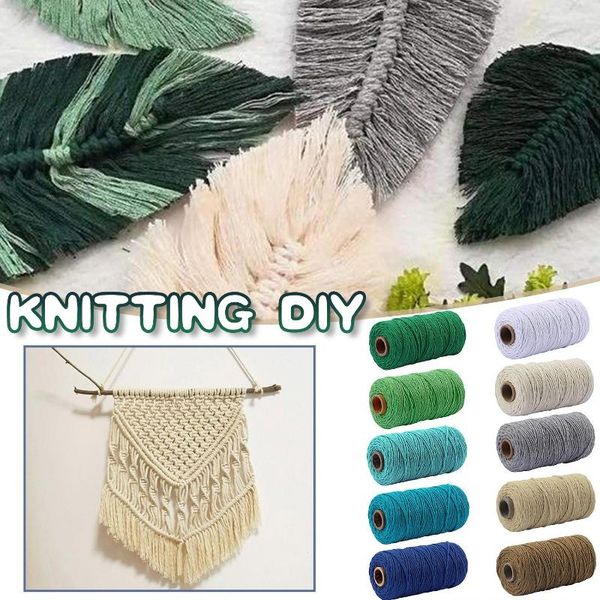 yarn 3mm x 100m diy macrame decorative warp cotton for knitting crafts, cord,hand-woven thread, jute, cuerda,rope, Black;white
yarn 3mm x 100m diy macrame decorative warp cotton for knitting crafts, cord,hand-woven thread, jute, cuerda,rope, Black;white