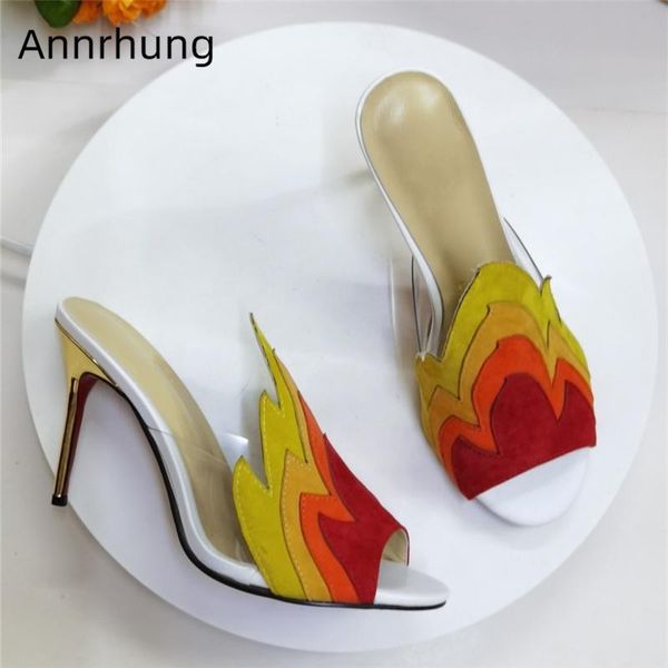 slippers colorful fire-pattern suede high heel women stiletto open toe pvc transparent slip-on summer shoes woman, Black
slippers colorful fire-pattern suede high heel women stiletto open toe pvc transparent slip-on summer shoes woman, Black