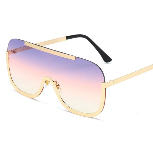 sunglasses 2021 occident conjoined piece of frameless big box individuality fashion, White;black
sunglasses 2021 occident conjoined piece of frameless big box individuality fashion, White;black