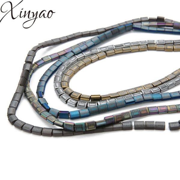 chokers xinyao 5*5.5mm natural hematite loose spacers beads rondelle spacer non magnetic plated strand wholesale f16482, Golden;silver 
chokers xinyao 5*5.5mm natural hematite loose spacers beads rondelle spacer non magnetic plated strand wholesale f16482, Golden;silver