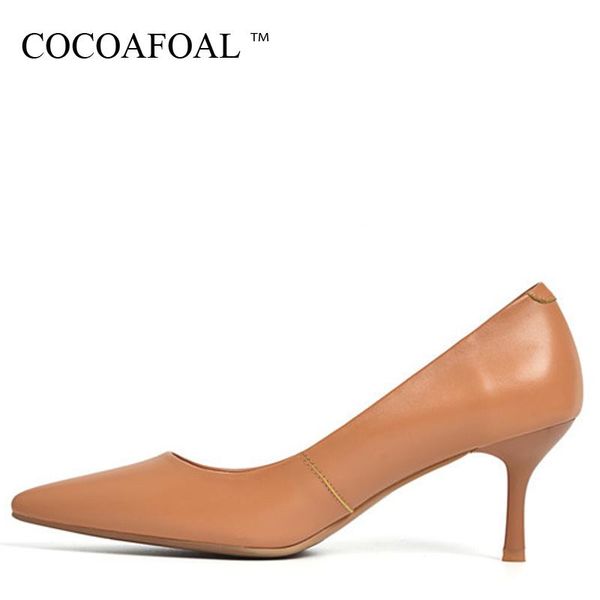 cocoafoal woman genuine leather pumps apricot brown fashion stiletto high heels shoes snakeskin pointed toe career pump, Black
cocoafoal woman genuine leather pumps apricot brown fashion stiletto high heels shoes snakeskin pointed toe career pump, Black