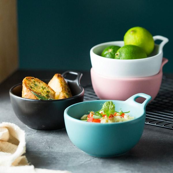 bowls personality nordic style single ear ceramic bowl solid color home creative dishes salad dessert fruit cereal bowllb42917
bowls personality nordic style single ear ceramic bowl solid color home creative dishes salad dessert fruit cereal bowllb42917