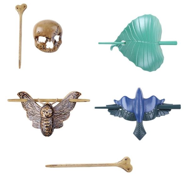 hair clips & barrettes halloween horror death moth skull retro stick fork bun holder creative slide hairpins with faux bone barrett, Golden;silver
hair clips & barrettes halloween horror death moth skull retro stick fork bun holder creative slide hairpins with faux bone barrett, Golden;silver