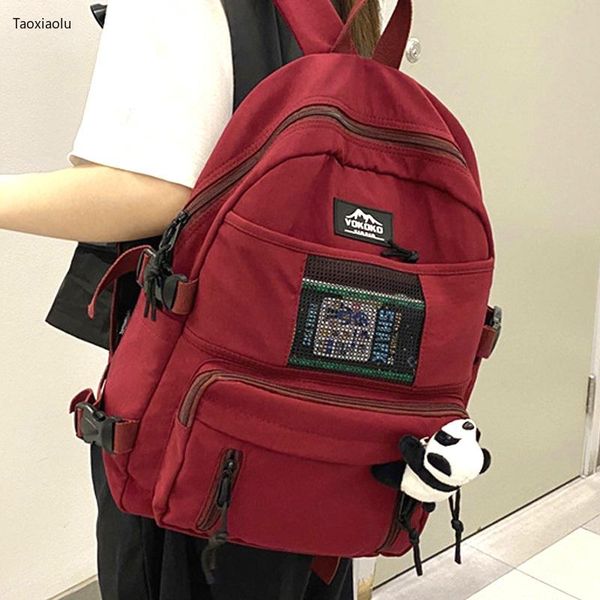 backpack classic waterproof women nylon for girls travel bag multiple pockets men black student bookbag lapcouple mochila
backpack classic waterproof women nylon for girls travel bag multiple pockets men black student bookbag lapcouple mochila
