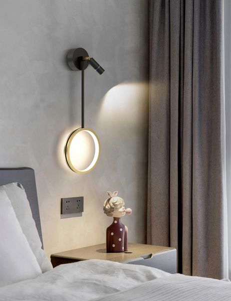 wall lamp multi-angle adjustable nordic light bedroom bedside with spotlight aisle corridor creative led black gold
wall lamp multi-angle adjustable nordic light bedroom bedside with spotlight aisle corridor creative led black gold