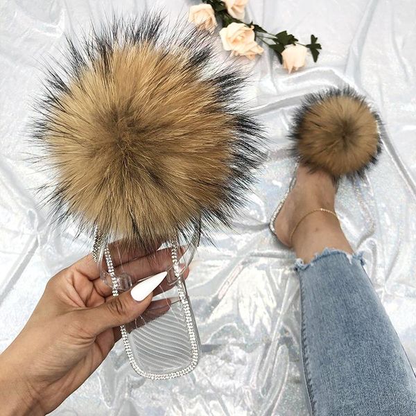 slippers summer flip flops women transparent crystal indoor sandals 2021 real fur pom pon slides with for flats shoes, Black
slippers summer flip flops women transparent crystal indoor sandals 2021 real fur pom pon slides with for flats shoes, Black