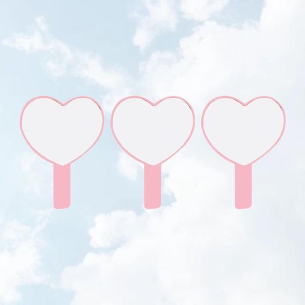 compact mirrors 3pcs makeup mirror handheld cosmetic heart shaped single side looking glass (purple)
compact mirrors 3pcs makeup mirror handheld cosmetic heart shaped single side looking glass (purple)