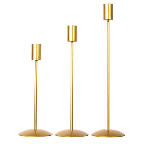 candle holders 3 pcs/set candlestick taper party decorative stand