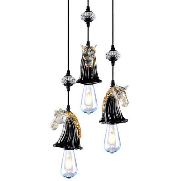 pendant lamps crystal glass horse head chandelier 1/3/5 lamp is suitable for bedroom, living room and other home decoration led hanging
pendant lamps crystal glass horse head chandelier 1/3/5 lamp is suitable for bedroom, living room and other home decoration led hanging