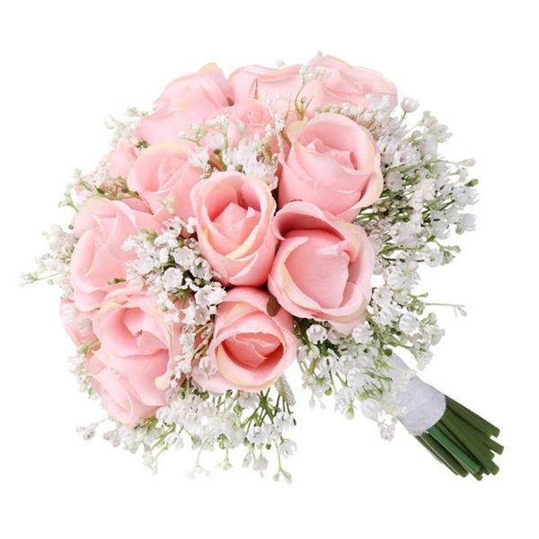decorative flowers & wreaths asypets artificial rose babysbreath bouquet for bride wedding home decor supplies
decorative flowers & wreaths asypets artificial rose babysbreath bouquet for bride wedding home decor supplies