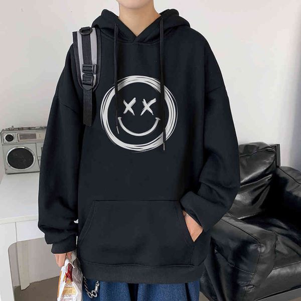 couple large sports hooded printed sweater men's coat, Black 
couple large sports hooded printed sweater men's coat, Black