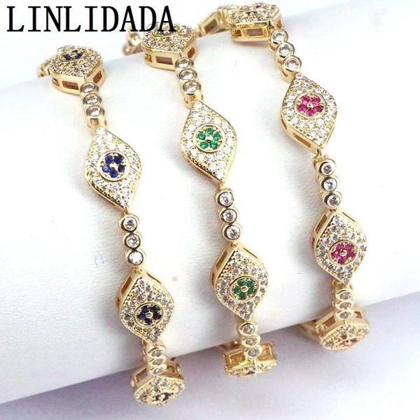 link, chain 3pcs, 2021 gold color micro pave cz eye charm beads linked bracelet for girl women fashion jewelry, Black
link, chain 3pcs, 2021 gold color micro pave cz eye charm beads linked bracelet for girl women fashion jewelry, Black