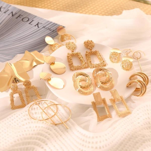 dangle & chandelier big metal irregular geometric drop earrings luxury gold hoop fashion jewelry wedding party gift, Silver
dangle & chandelier big metal irregular geometric drop earrings luxury gold hoop fashion jewelry wedding party gift, Silver