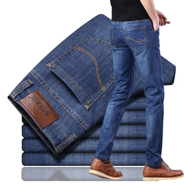 men's jeans 2022 sulee brand classic style vintage blue stretch regular fit cotton denim pants male
men's jeans 2022 sulee brand classic style vintage blue stretch regular fit cotton denim pants male
