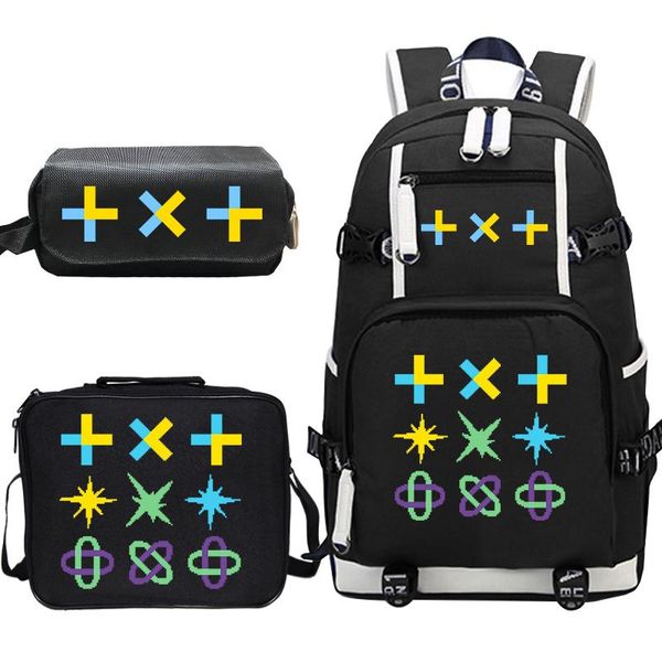 backpack 3 set/pcs txt black color shoulder bag casual women teenage girl school bagpack backbag mochilas female
backpack 3 set/pcs txt black color shoulder bag casual women teenage girl school bagpack backbag mochilas female