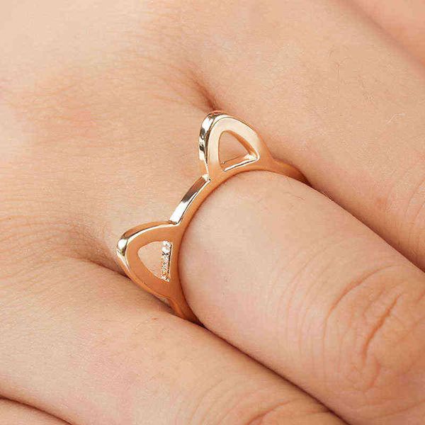 fashion simple cat ring for women hollow cat ears ring gold color black metal charm luxury jewelry accessories g1125, Slivery;golden
fashion simple cat ring for women hollow cat ears ring gold color black metal charm luxury jewelry accessories g1125, Slivery;golden
