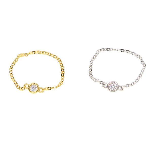 cluster rings delicate dainty chain 100% 925 sterling silver single stone cz sparking simple women girl #5-#8 ring, Golden;silver
cluster rings delicate dainty chain 100% 925 sterling silver single stone cz sparking simple women girl #5-#8 ring, Golden;silver