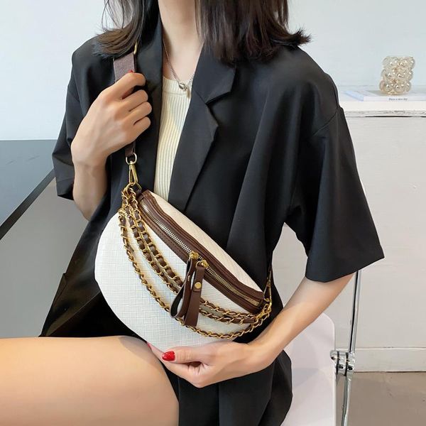 waist bags fashion designer chain fanny pack for women plaid leather bag crossbody chest luxury purses handbags female belt
waist bags fashion designer chain fanny pack for women plaid leather bag crossbody chest luxury purses handbags female belt