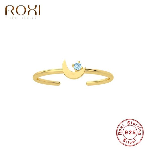 cluster rings roxi minimalism moon zircon women's ring adjustable opening fashion jewelry accessories birthday wedding band party, Golden;silver
cluster rings roxi minimalism moon zircon women's ring adjustable opening fashion jewelry accessories birthday wedding band party, Golden;silver
