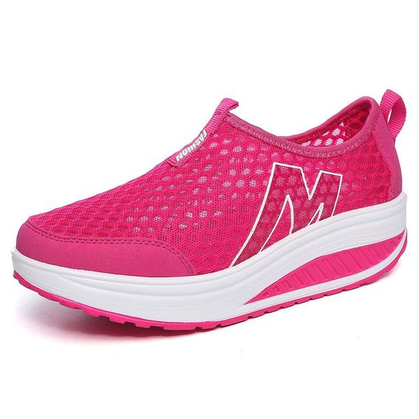 dress shoes fashion trend of women 's soft mesh casual rocking high heels increased at the end loose women' s singles, Black
dress shoes fashion trend of women 's soft mesh casual rocking high heels increased at the end loose women' s singles, Black