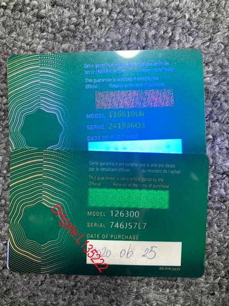 watch box original correct matching green booklet papers security card for rolex boxes booklets watches print custom cards, Black;blue
watch box original correct matching green booklet papers security card for rolex boxes booklets watches print custom cards, Black;blue